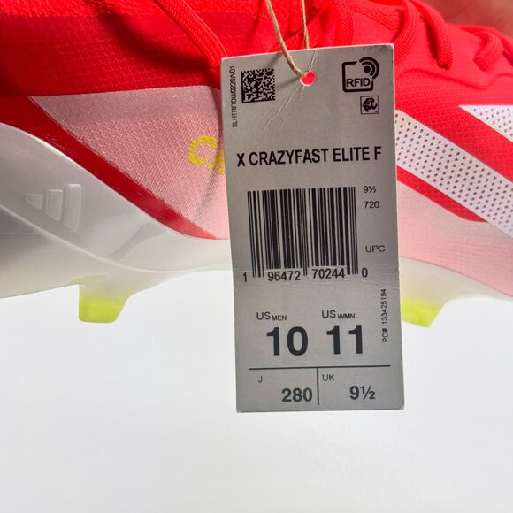 Adidas X Crazyfast Elite FG Energy Citrus Pack IG0593 Soccer Cleats Multi Size main image 4